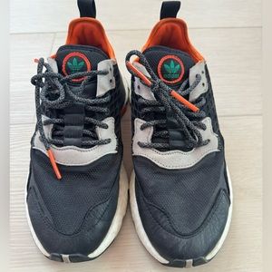 Adidas ZX Torison EE5553 White/Black/Orange Bold Green Men's Size 8